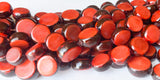 Natural Buri Nut Beads Coin Flat Round Orange