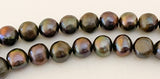 Potato Freshwater Pearl Beads Dark Gray