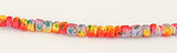 Multi Color Wood Beads Tie Dye Coconut Shell Coco Pukalet Rondelle 4/5mm Yellow/Lavender/Red